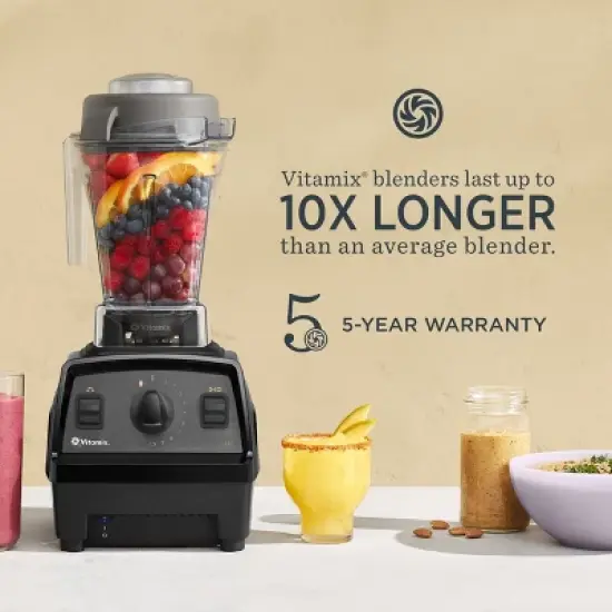 Vitamix Propel 410 10-Speed Countertop Blender Black: 1400W, 48oz Capacity, Juices & Purees, Dishwasher-Safe Parts image {5}