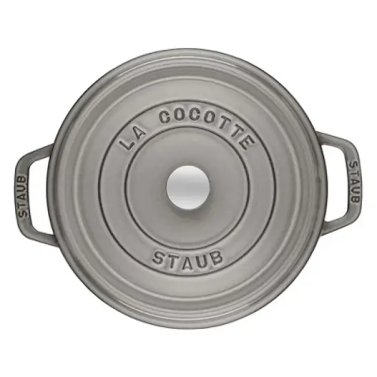 STAUB Cast Iron 0.75-qt Round Cocotte image {2}