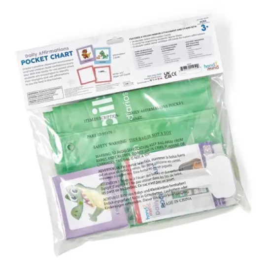 Hand2Mind Daily Affirmations Pocket Chart image {7}