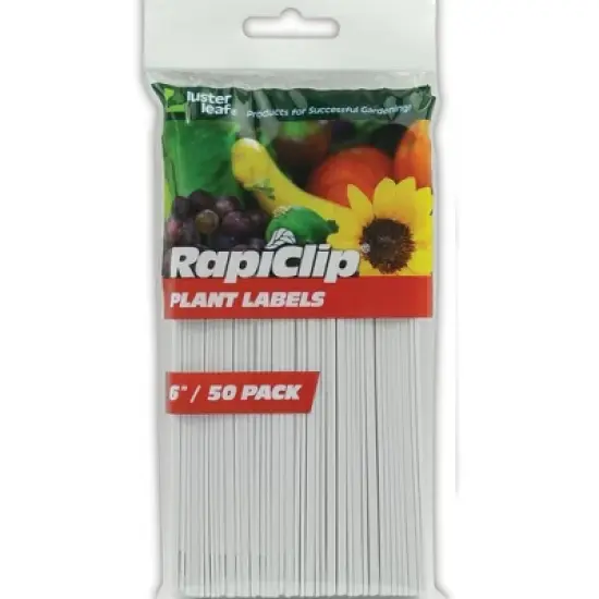 Luster Leaf Garden Plant Labels, 6-Inch (White-50 Packs) image {2}