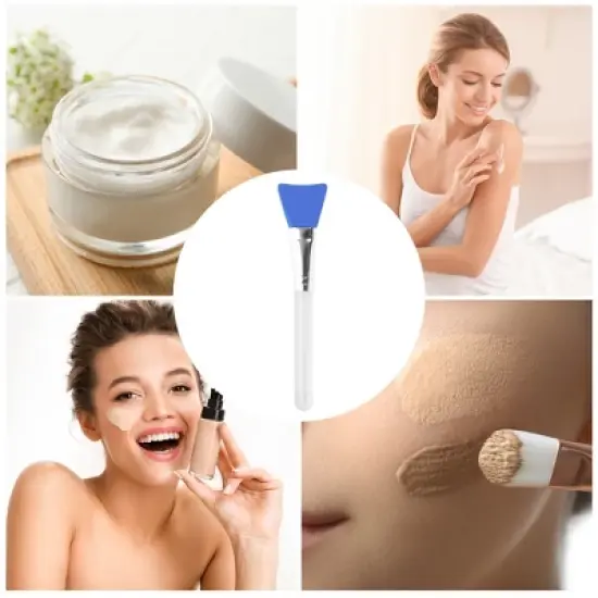 Unique Bargains Durable Flat Head Facial Mask Brush 1 Pc image {4}