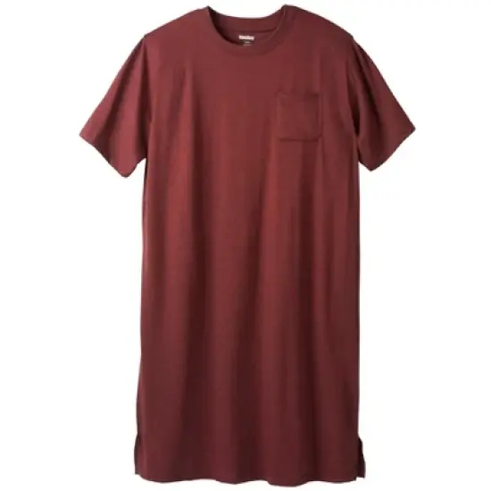KingSize Men's Big & Tall lightweight t-shirt nightshirt image {3}