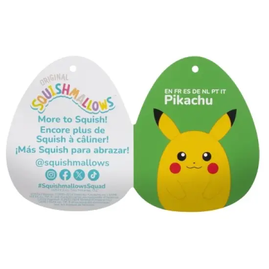 Squishmallows Pikachu Holiday 14" Plush image {8}