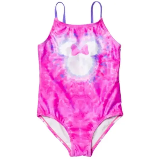 Disney Minnie Mouse Girls One Piece Bathing Suit Toddler image {9}