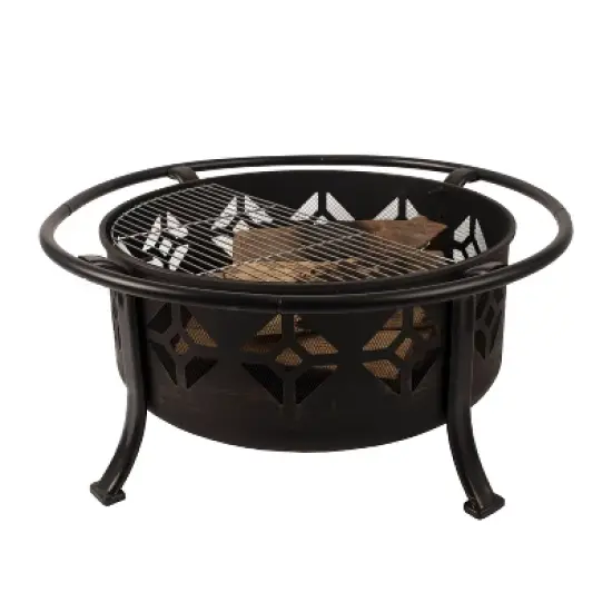 Pleasant Hearth Sunderland Deep Bowl Fire Pit image {5}