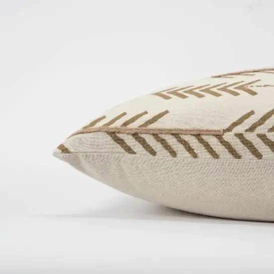 20"x20" Oversize Arrow Poly Filled Square Throw Pillow Gold - Donny Osmond Home image {3}