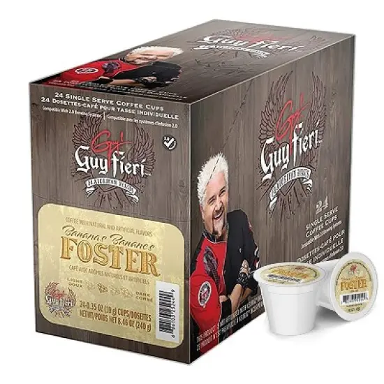 Guy Fieri Flavortown Roasts Coffee Pods, Gourmet Coffee in Single Serve Cups, 24 Count image {5}