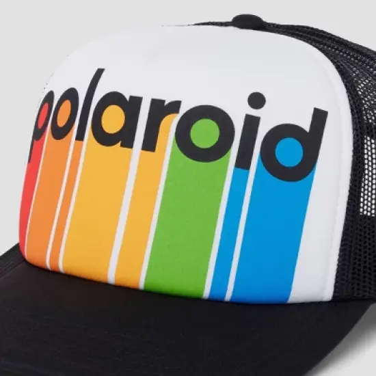 Men's Polaroid Polyester Foam Trucker Baseball Hat - Black image {2}