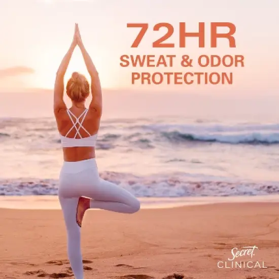 Secret Clinical Strength Invisible Solid Antiperspirant & Deodorant - Mandarin Fizz - 1.6oz image {7}