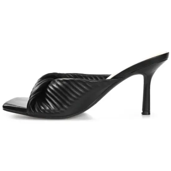 Journee Collection Womens Greer Tru Comfort Foam Open Toe High Stiletto Pumps image {1}