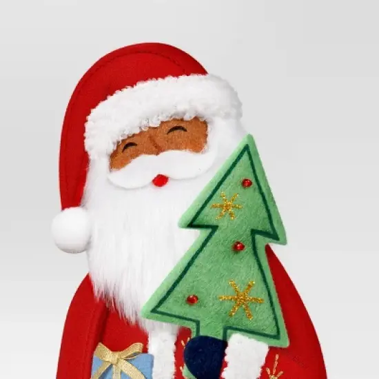 Christmas Fabric Santa Figural Decor Deep - Wondershop&trade; image {2}