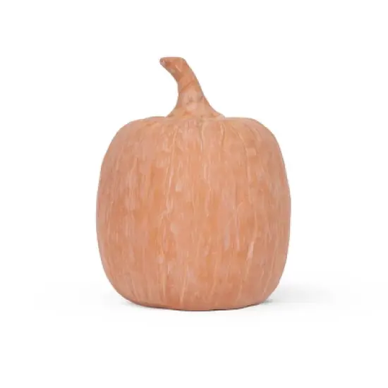Large Terracotta Pumpkins Orange - Bullseye's Playground&trade; image {3}
