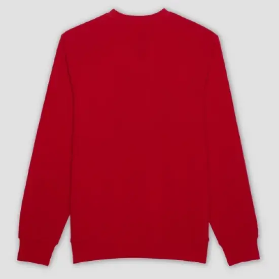 Men's Party Animal Dog Graphic Pullover Sweatshirt - Red - Christmas image {1}