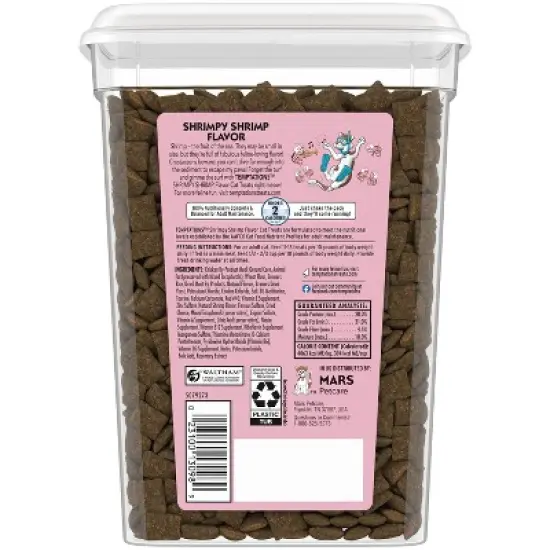Temptations Classic Shrimpy Shrimp and Seafood Flavor Crunchy Cat Treats - 16oz image {1}