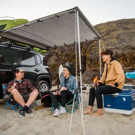 Yakima SlimShady 6.5 Foot Lightweight Roof Mounted Awning with included SKS Lock, Easy to Pitch, and Super Simple Attachment System image {3}