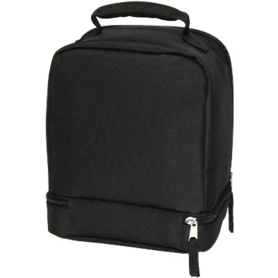 Five Nights at Freddy's Dual Compartment Soft Insulated Lunch Box Tote Black image {3}