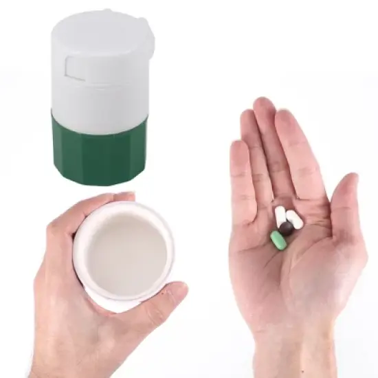 Unique Bargains Pill Crusher Case 1 Pc image {3}