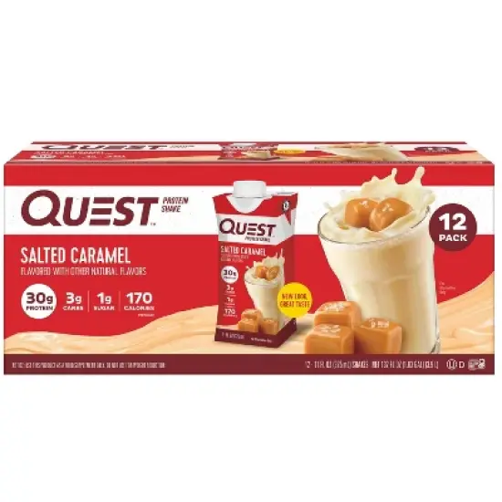 Quest Nutrition Ready To Drink Protein Shake &ndash; Salted Caramel image {8}