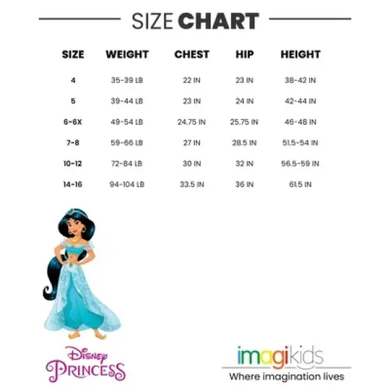 Disney Princess Ariel Cinderella Tiana Moana Jasmine Belle Girls 3 Pack T-Shirts Toddler to Big Kid  image {6}