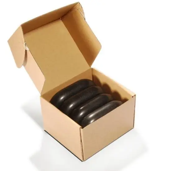 Master Massage Flat Ovular Basalt Hot Stone Massage image {1}