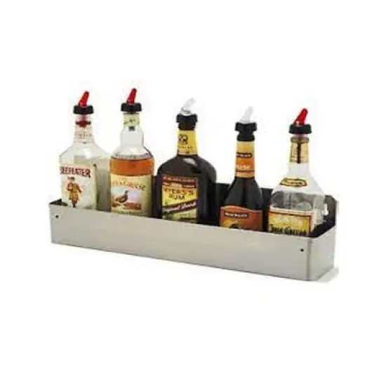 Winco Stainless Steel Speed Rail, 6", Silver image {1}