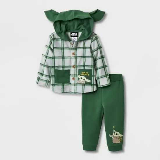 Baby Boys' Star Wars Solid Top and Bottom Set - Green image {5}
