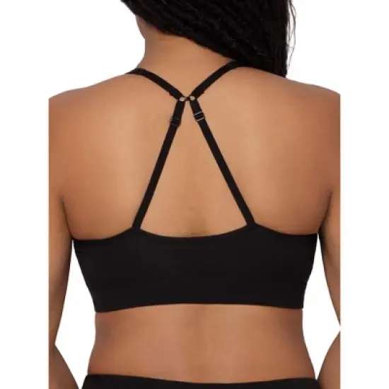 Smart & Sexy Women's Comfort Cotton Plunge Bralette image {9}