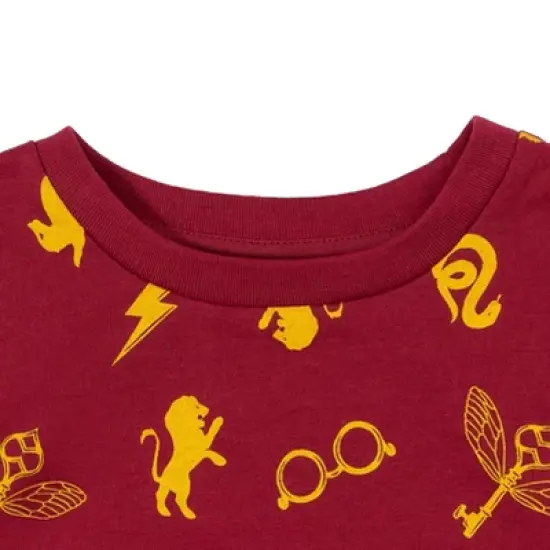 Harry Potter Gryffindor Hufflepuff Slytherin Girls French Terry Pullover Sweatshirt Little Kid to Big Kid image {2}