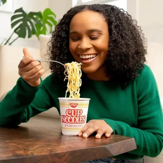 24 Pack Nissin Cup Noodles Ramen Noodle Soup, Shrimp Flavor 2.25 Ounce image {4}