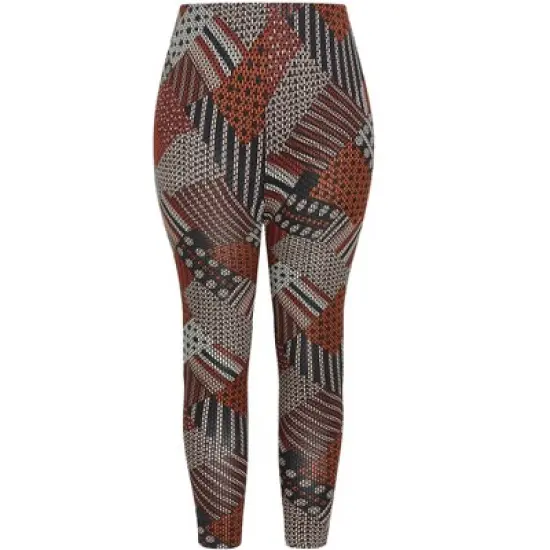 Women's Plus Size Geo Pant - spice | AVENUE image {3}