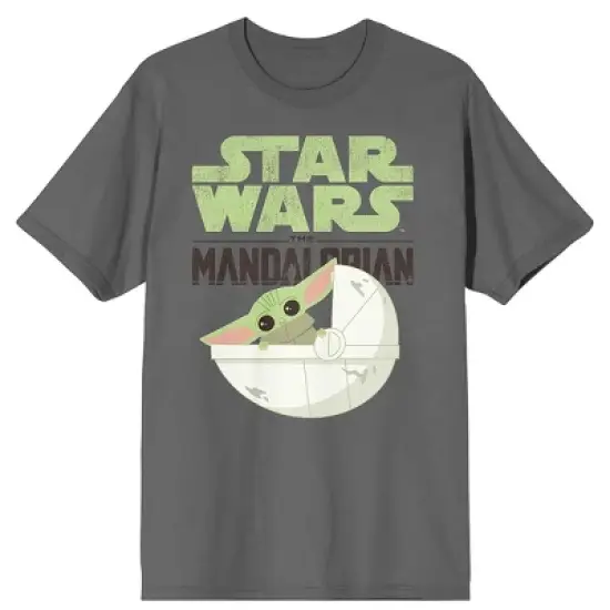 The Mandalorian Grogu Men's Two-Piece Short Sleeve Pajama Set image {1}