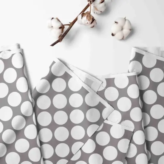 Bacati - Mix N Match Grey 4 pc Cotton Toddler Bedding Set image {5}