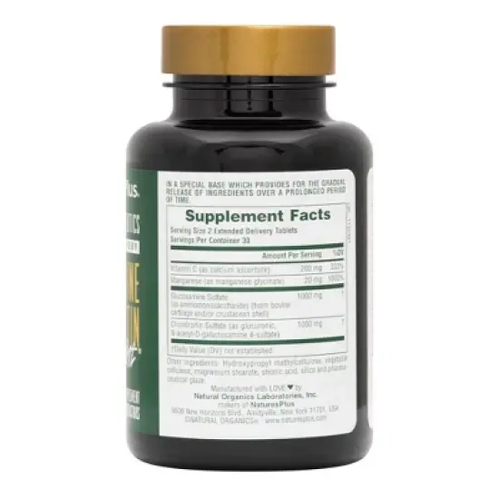 Glucosamine/Chondroitin Rx-Joint Tablets by Nature's Plus  -  60 Sustained Release Tablet image {1}