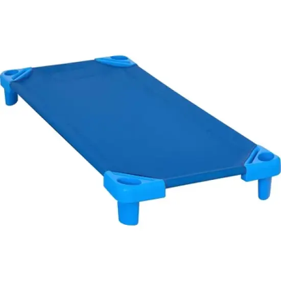 Kore Design Stackable Standard Cot, 52" x 23" x 7", Blue image {4}