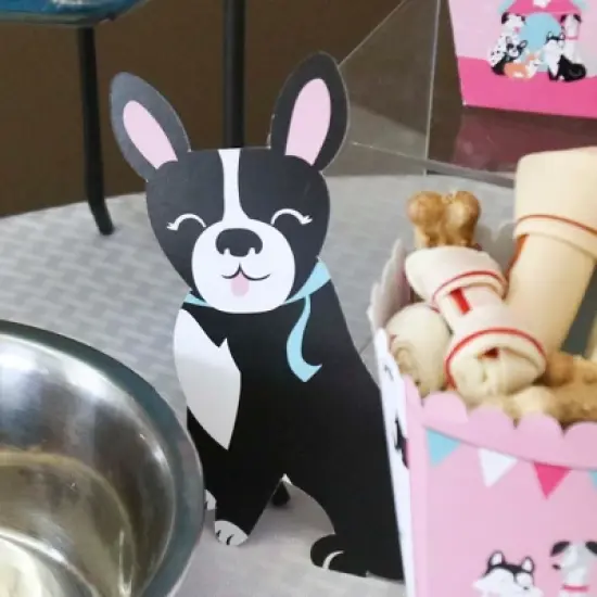 Big Dot of Happiness Pawty Like a Puppy Girl - Decorations DIY Pink Dog Baby Shower or Birthday Party Essentials - Set of 20 image {5}