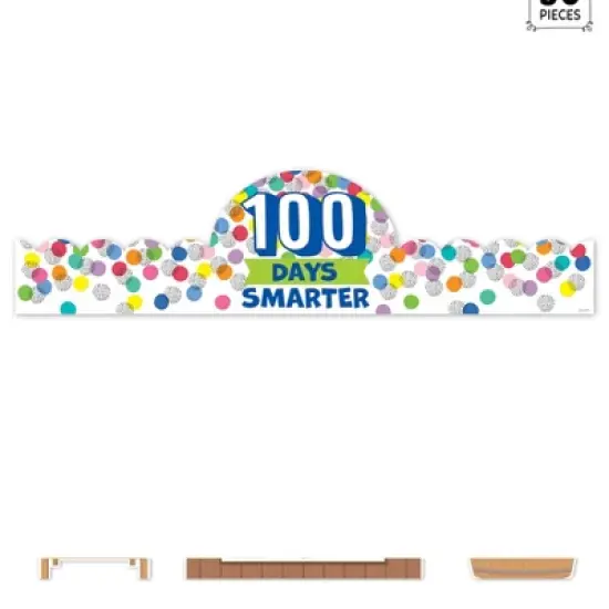 Creative Teaching Press&reg; Core Decor Happy 100th Day Crowns, Pack of 30 image {1}