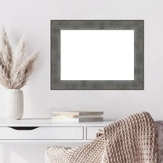 Amanti Art Forged Pewter Framed Dry Erase Magnetic Board image {8}