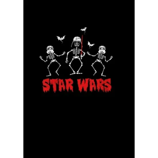 Junior's Star Wars Halloween Vader Skeletons T-Shirt image {1}