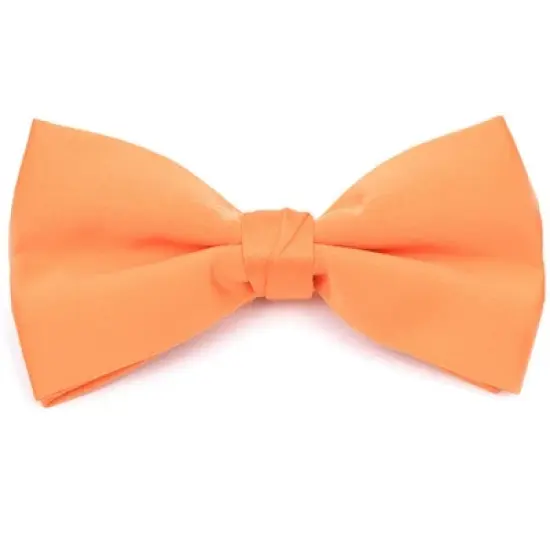 Men's Pre-tied Clip On Bow Tie - Formal Tuxedo Solid Color image {26}