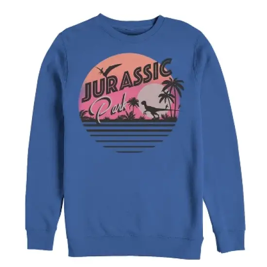 Men's Jurassic Park Retro Postcard Sweatshirt image {2}