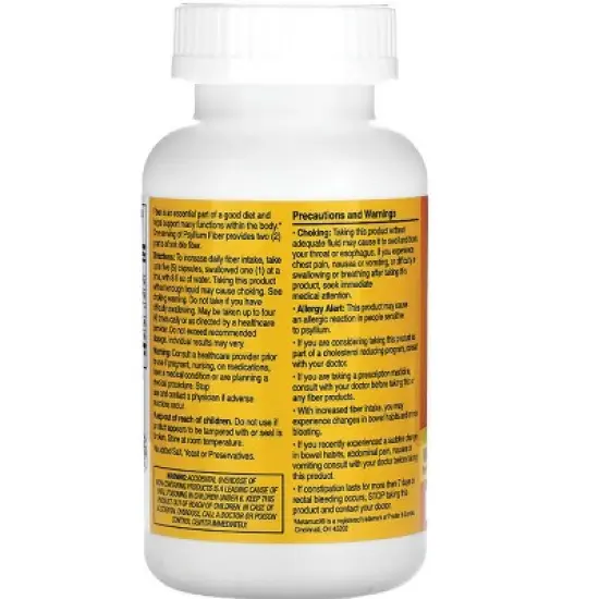 21st Century Psyllium Fiber 160 Capsules image {2}