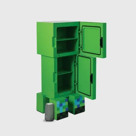 Minecraft Charged Creeper Figural Mini Fridge image {7}