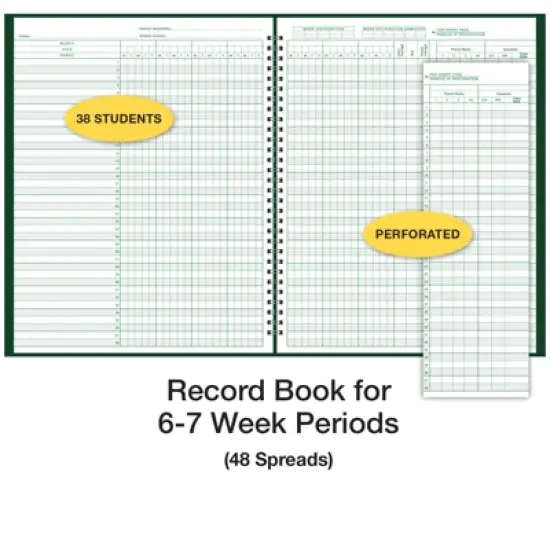 Ward Ward 38 Name Class Record Book (6-7 Week Periods) image {1}