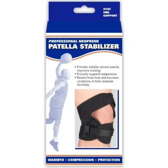OTC Patella Stabilizer, Kneecap, Neoprene, Black image {2}