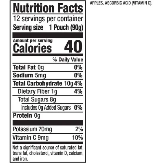 Mott's Unsweetened Pouches - 38.4oz/12ct image {13}