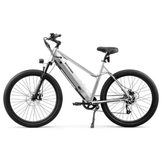 Schwinn Adult Marshall 27.5" Step Through Hybrid Electric Bike image {2}