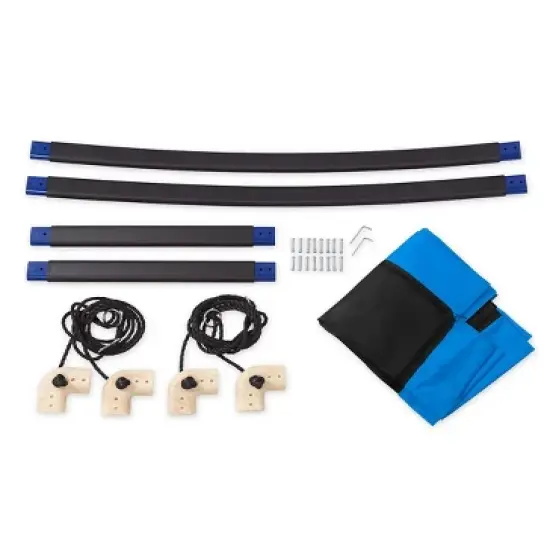 HearthSong 60-Inch SkyCurve Rectangular Platform Swing for Kids Outdoor Active Play image {9}