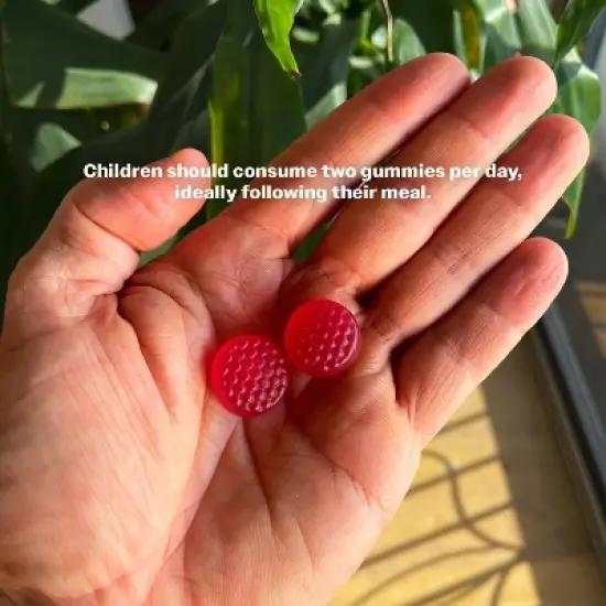 TruHeight Kids Prebiotic & Probiotic Gummies Ages 2+ (Strawberry Flavor) Toddler & Kids Natural Supplement for Digestive, Gut & Constipation Relief image {6}