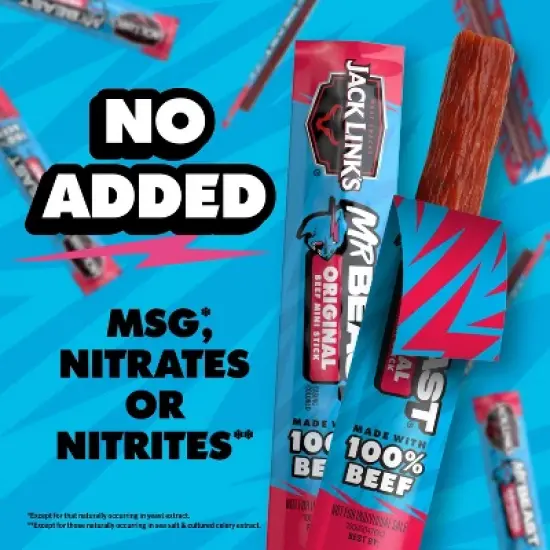 Jack Link's MrBeast Mini Beef Sticks Original - 6oz/12ct image {5}