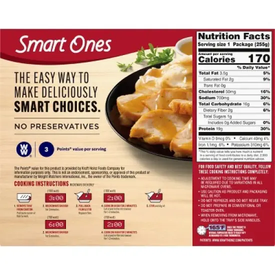 Smart Ones Frozen Slow Roasted Turkey Breast Meal - 9oz image {8}